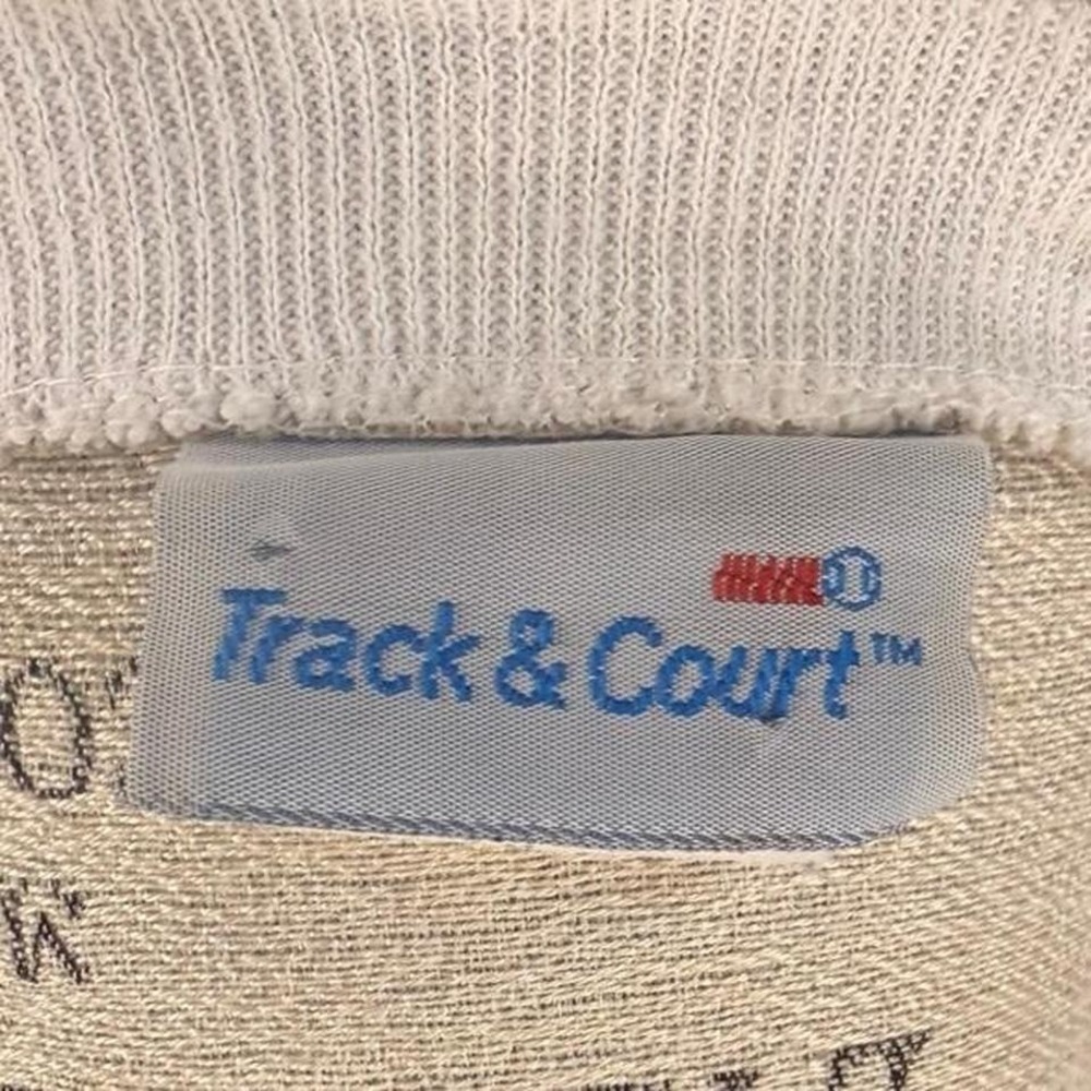 Vintage 80s Track & Court Stripe Color Block T Shirt Mens Medium - Picture 7 of 8